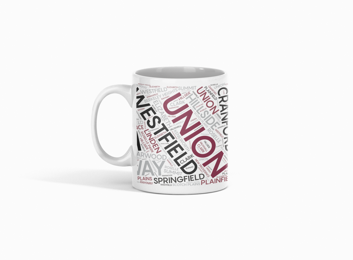 Union County NJ mug for real estate closing gift
