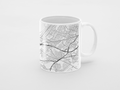 NJ town maps mug for real estate closing gift