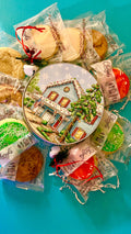 Custom cookie tin closing gift for NJ real estate clients