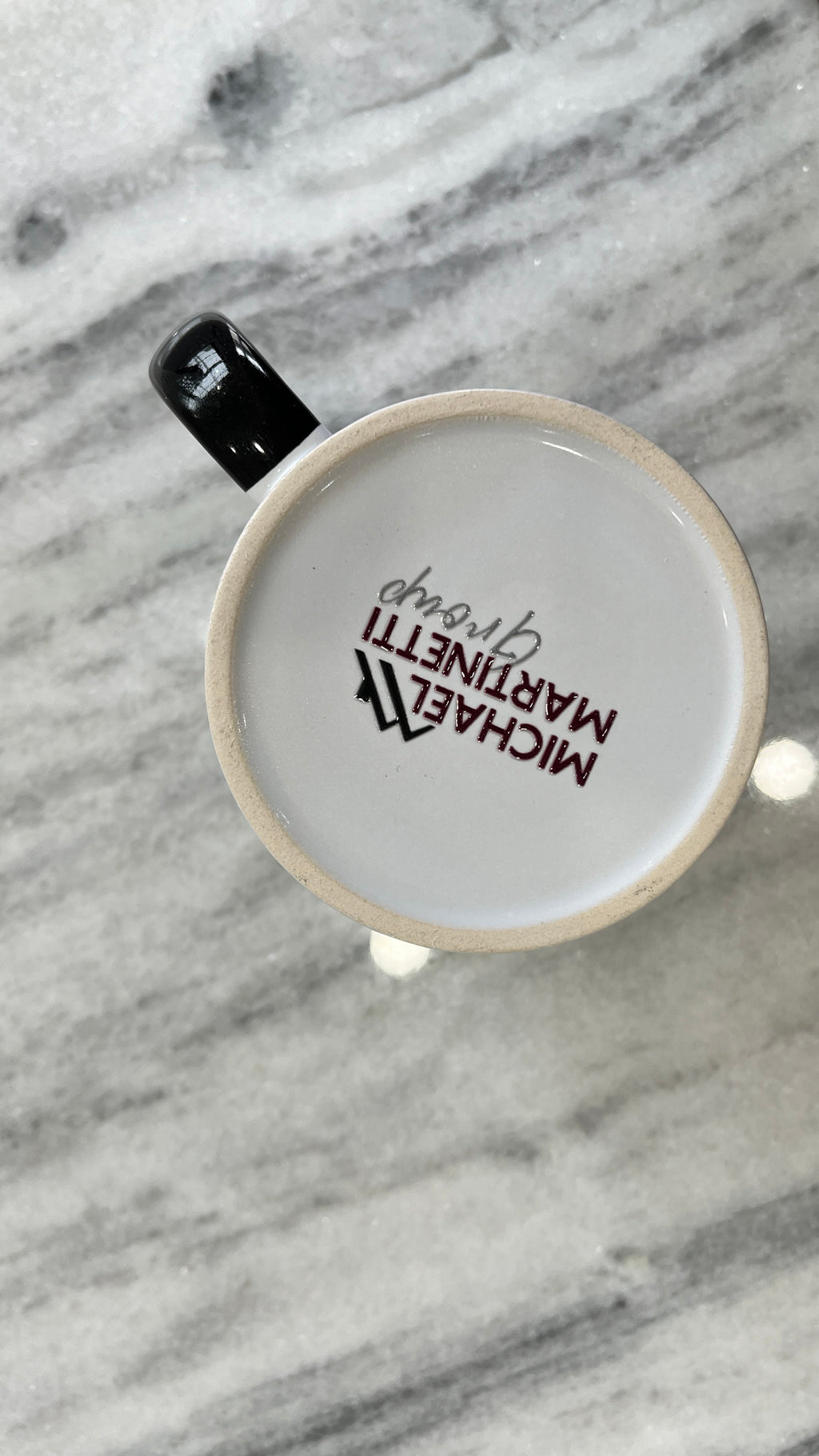 Maps ceramic mug with NJ neighborhoods for realtor client gift