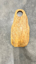 Hand carved wood serving board personalized realtor closing gift