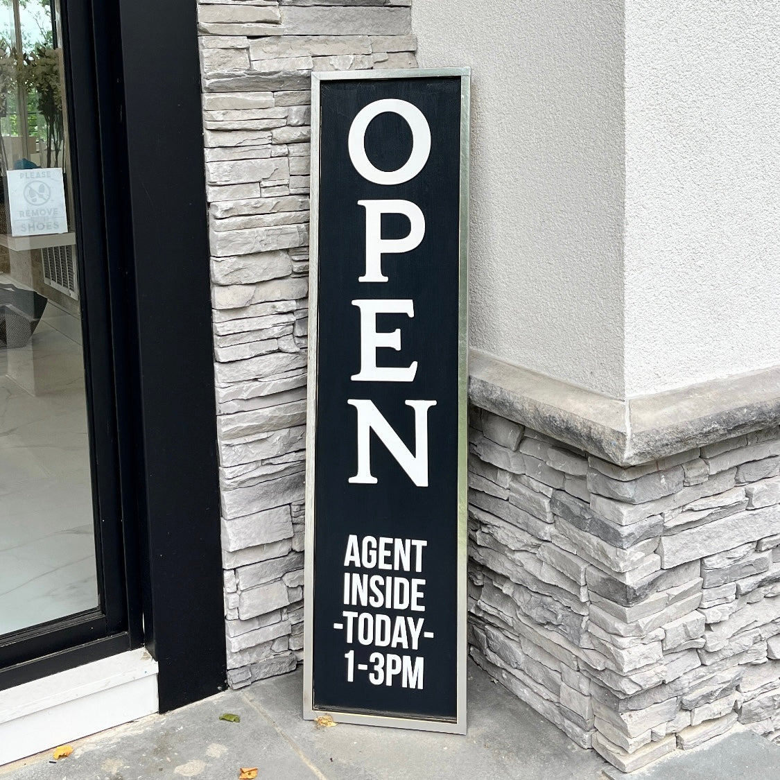 Custom porch sign personalized closing gift for NJ new homeowners