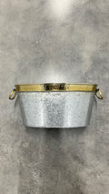 Custom galvanized beverage tub for realtor open house and client events NJ