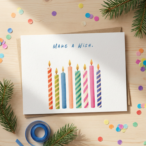 Custom birthday card for real estate agent client appreciation