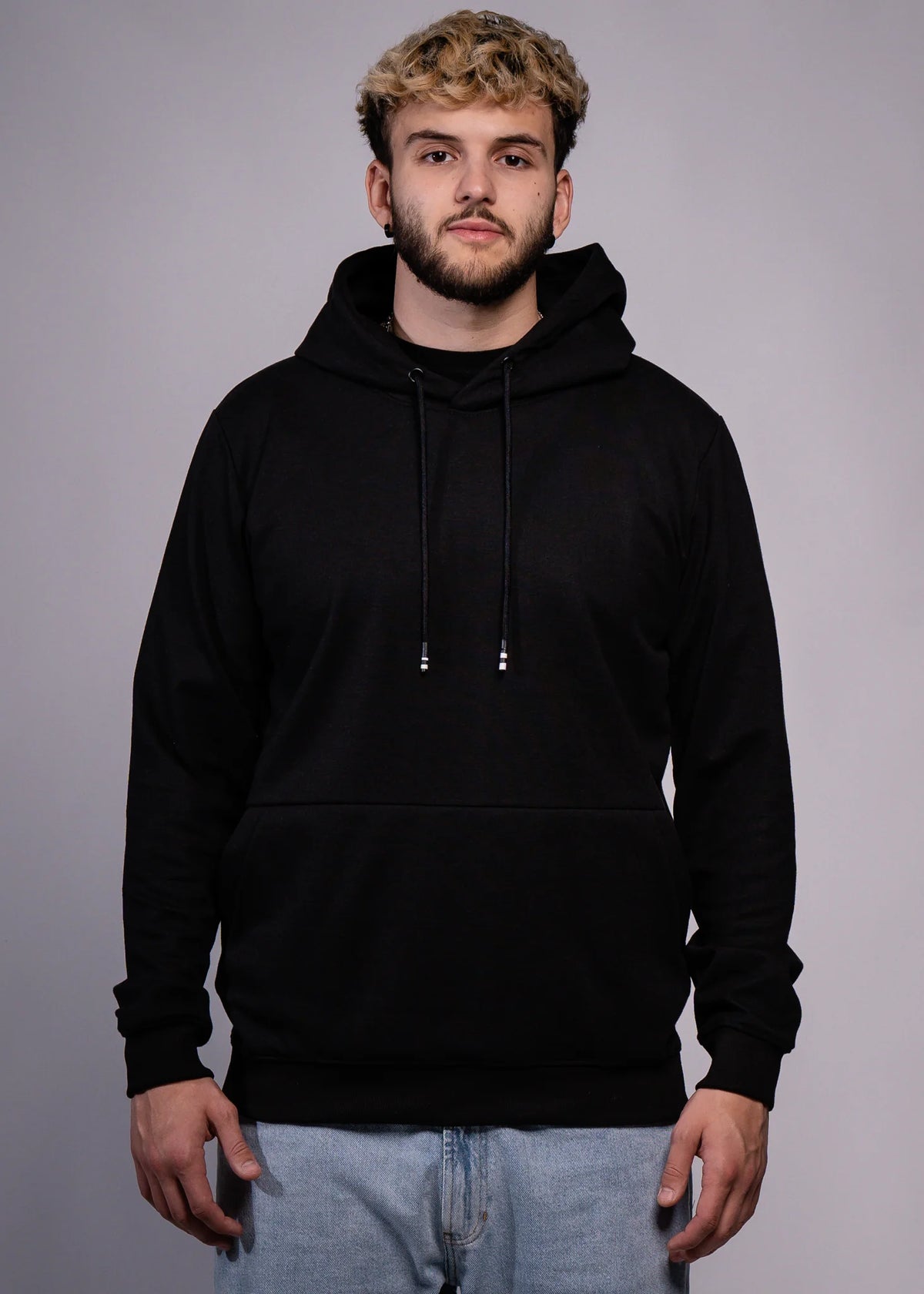 Black lightweight hoodie for realtor team swag