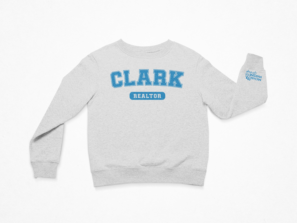 Custom city name realtor crewneck for real estate team gear