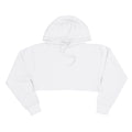 White fleece cropped hoodie for women real estate agents