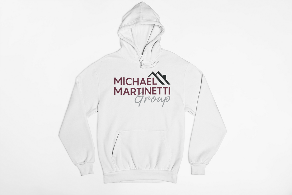 Pullover hoodie flat lay real estate agent team gear
