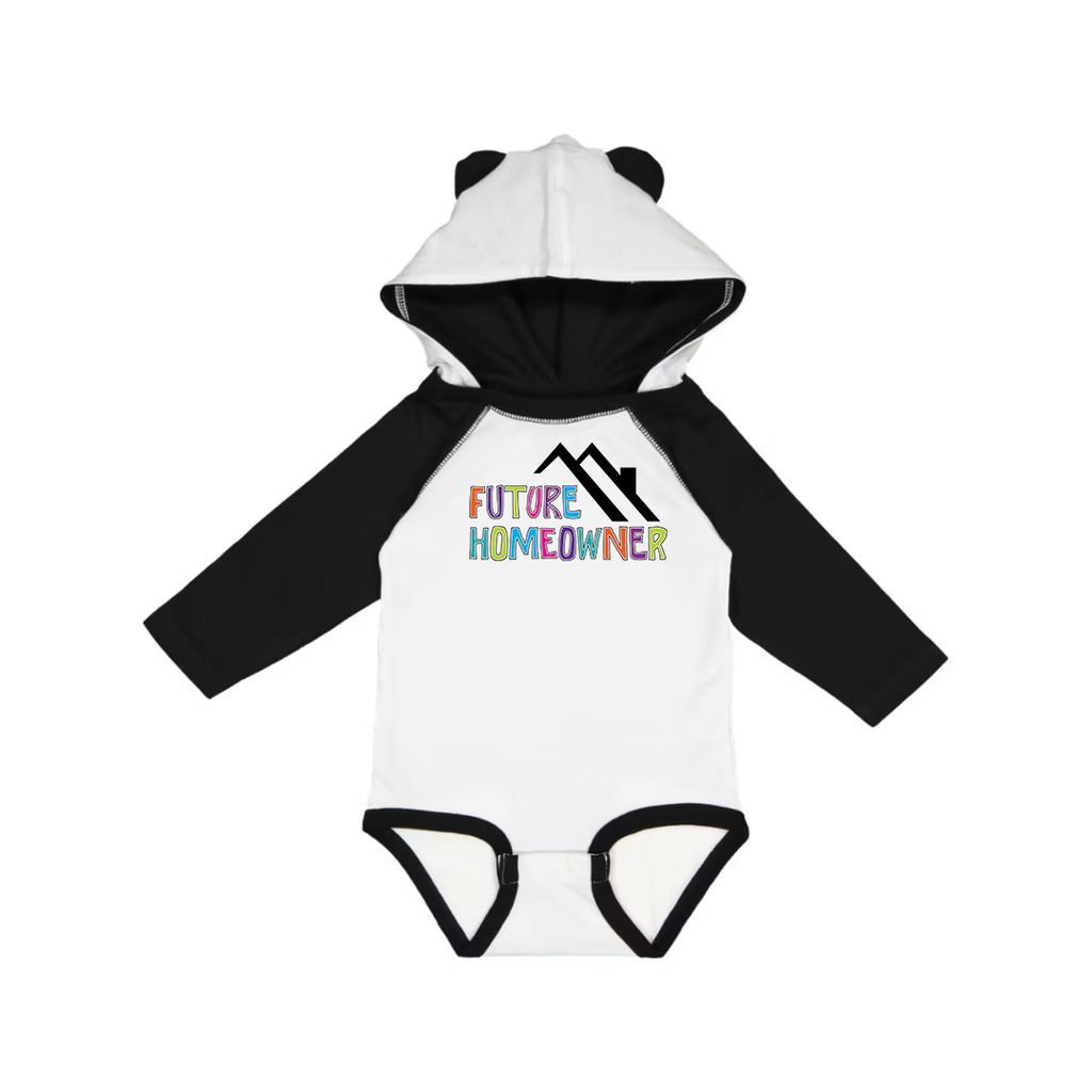 Future homeowner long sleeve baby onesie NJ realtor closing gift