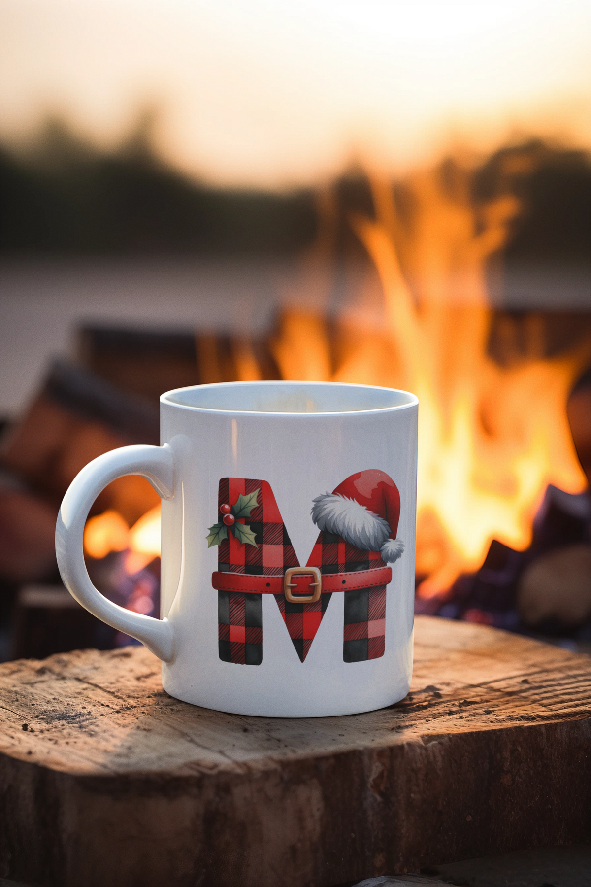 Santa Christmas initial mug holiday closing gift NJ realtors