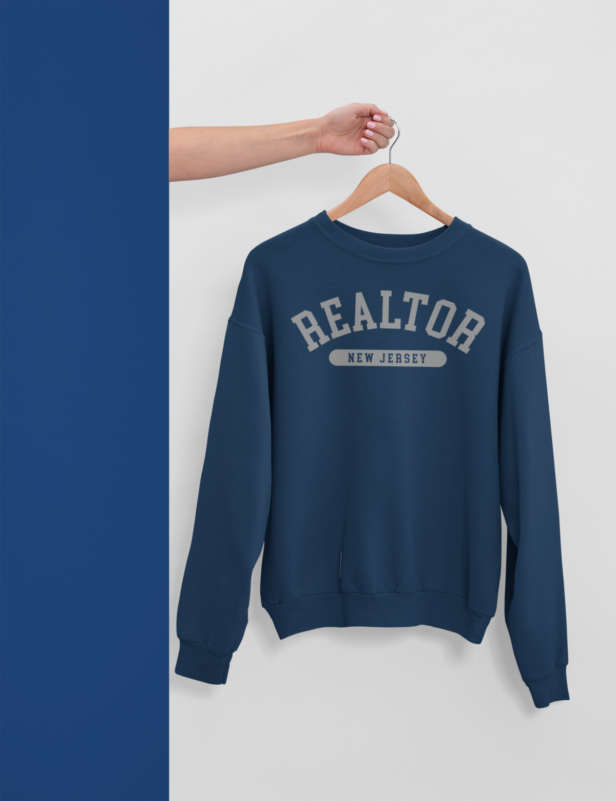 Realtor crewneck sweatshirt for NJ real estate agents